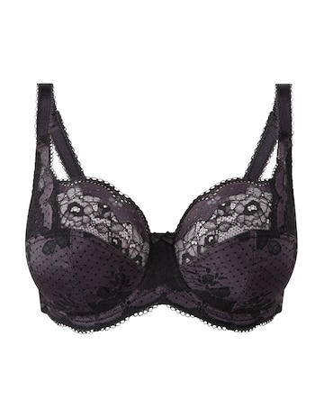 Panache Clara Wired Charcoal Black Full Cup Bra