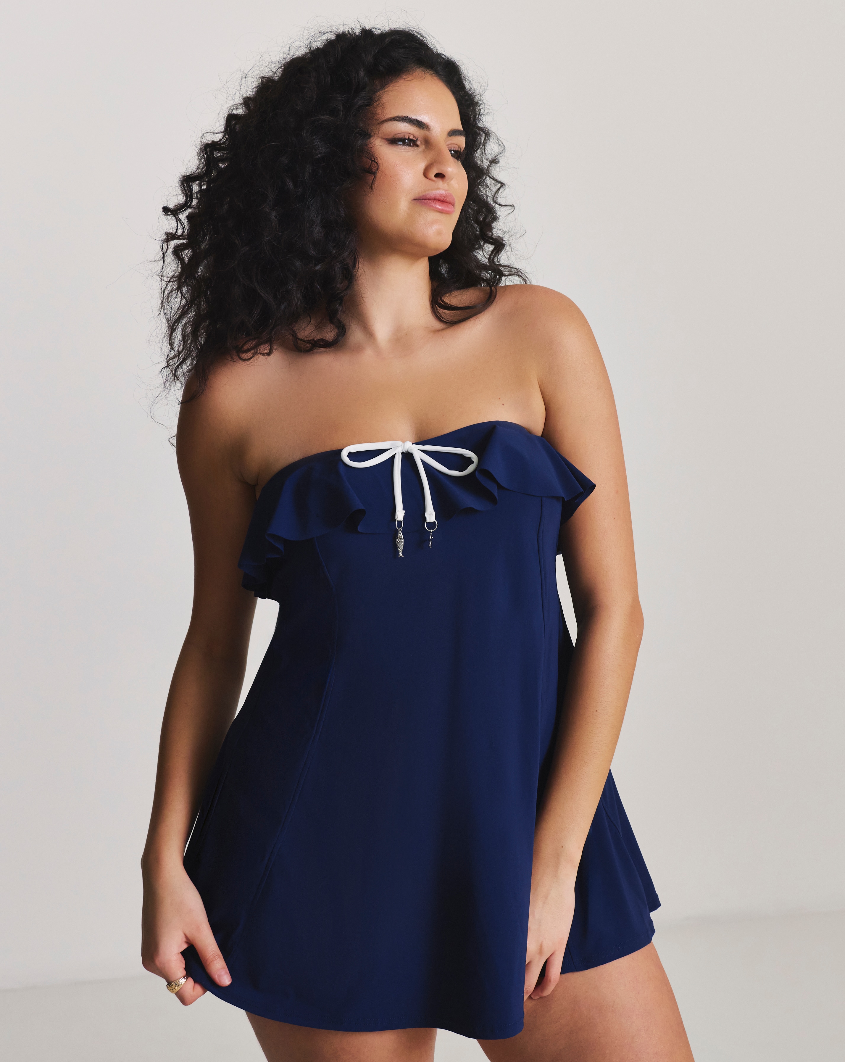 Magisculpt Ruffle Bandeau Swimdress