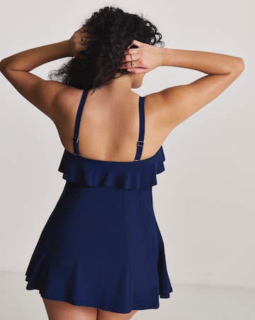 MAGISCULPT Medium Control Ruffle Bandeau Swimdress