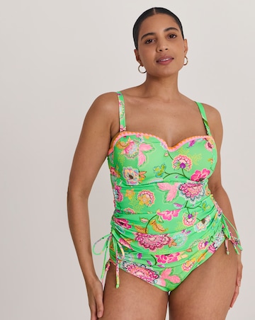 Figleaves Bandeau Underwired Tankini Top
