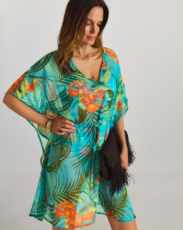 MAGISCULPT Embellished Beach Kaftan