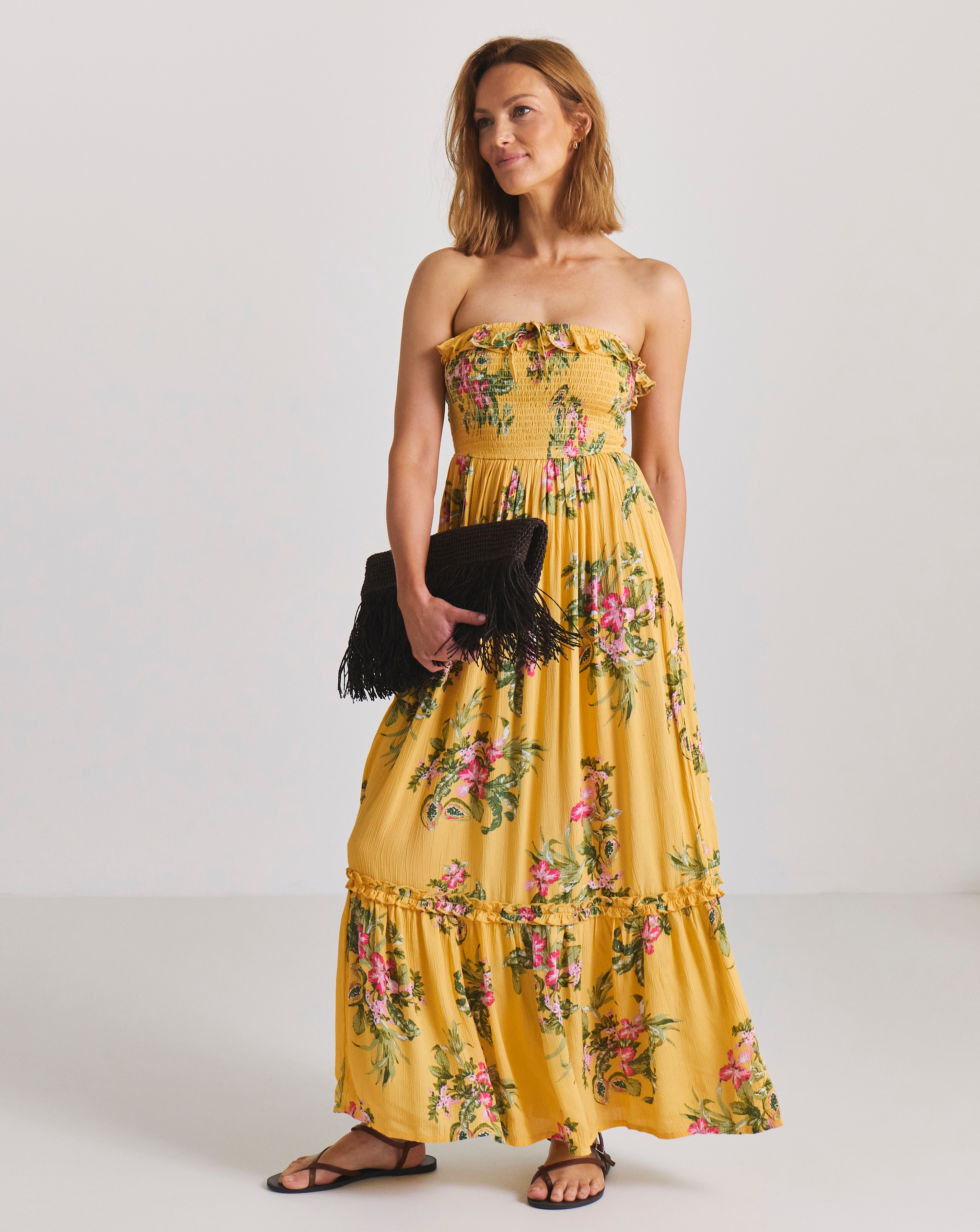 Ruffle Beach Dress