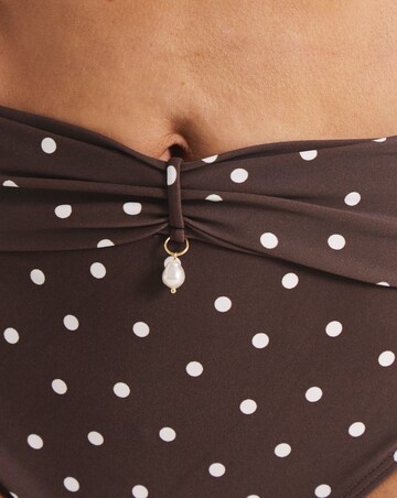 MAGISCULPT High Waist Bikini Bottoms Spot Print