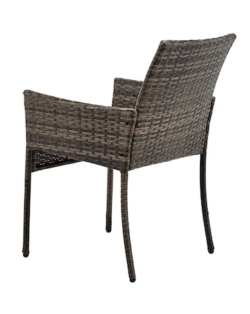 Cadiz Rattan 4 Seater Circular Dining Set