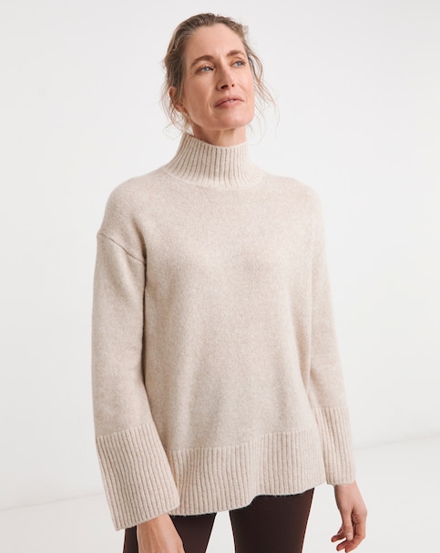 Sweaty Betty Alpine Wool Funnel Neck Jumper