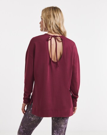 Sweaty Betty After Class Open Back Tie Sweatshirt