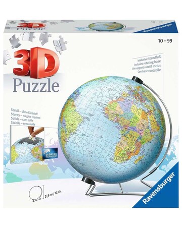 The World on V-Stand 3D Puzzle, 540 pc