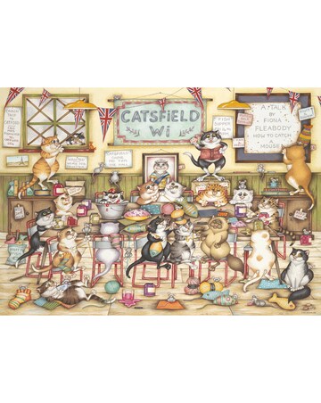 Crazy Cats: At the WI, 1000pc