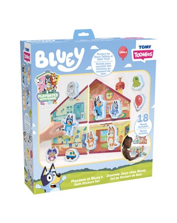 Playdate at Bluey's Bath Sticker Set