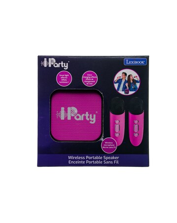 Portable Karaoke Speaker, 2 Microphones