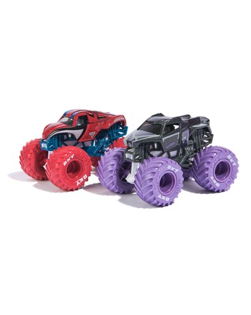 Monster Jam 1:64 Marvel Diecast 2-Pack