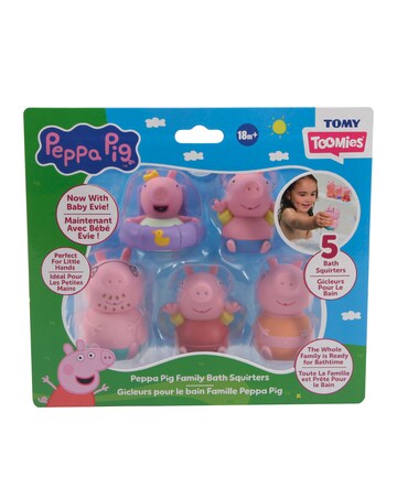Peppa & Family 5 Bath Squirters