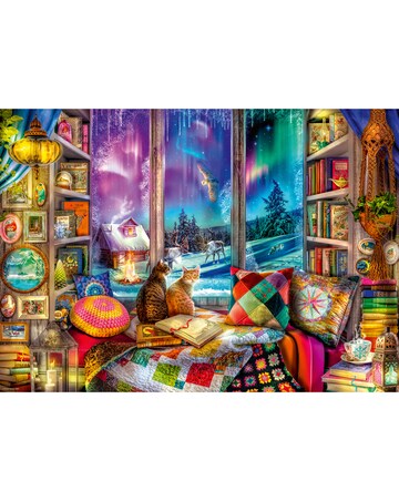 Winter Reading Nook, 1000pc