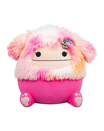 Squishmallows 12in Pink & White Bigfoot