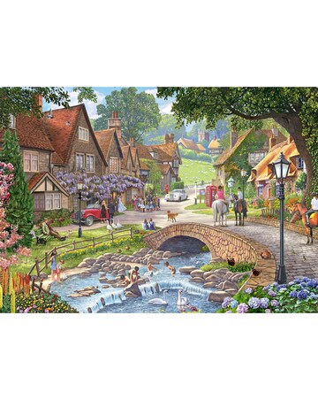 Leisure Days No 13, By Stream, 1000pc