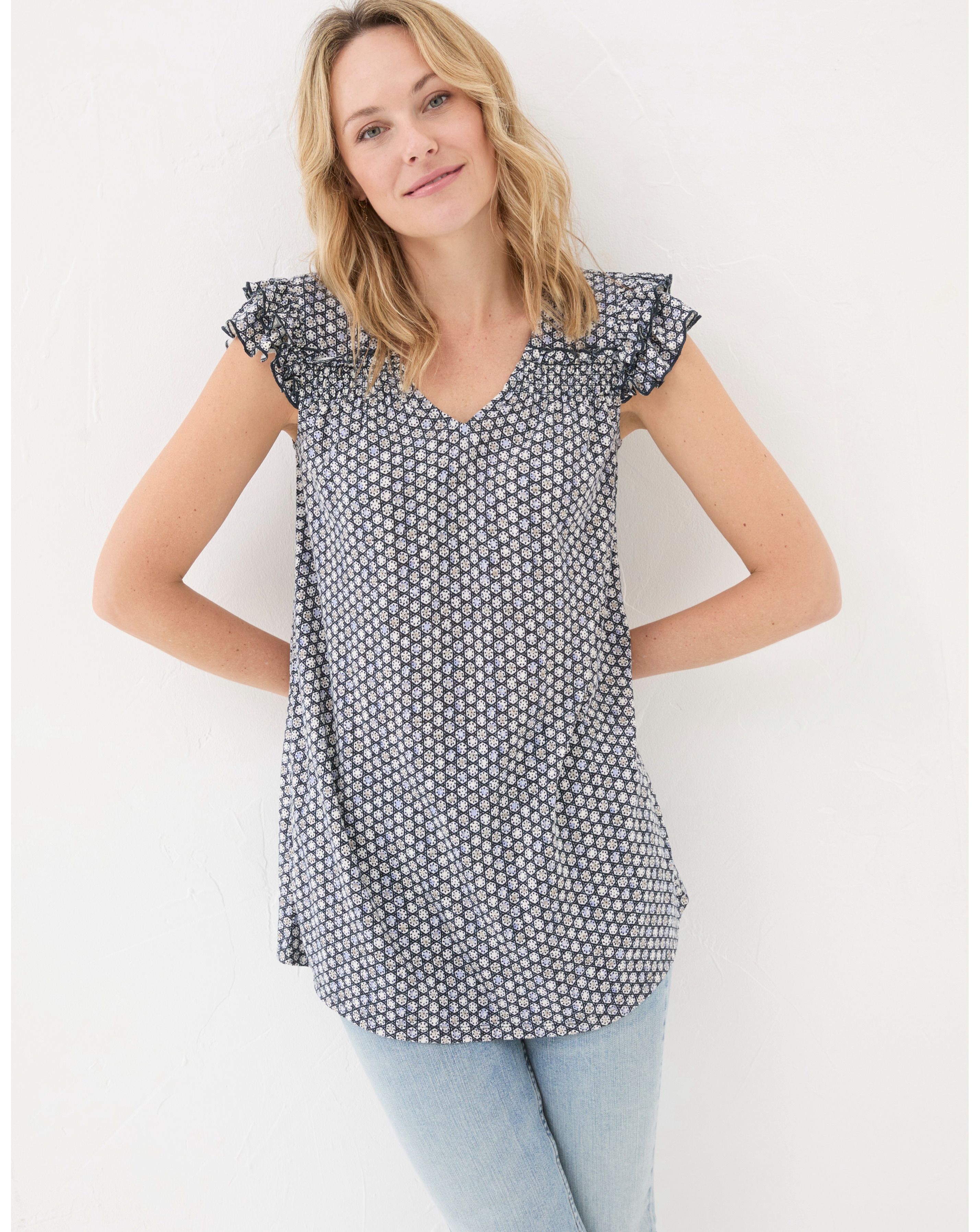 FatFace Katy Star Geo Tunic