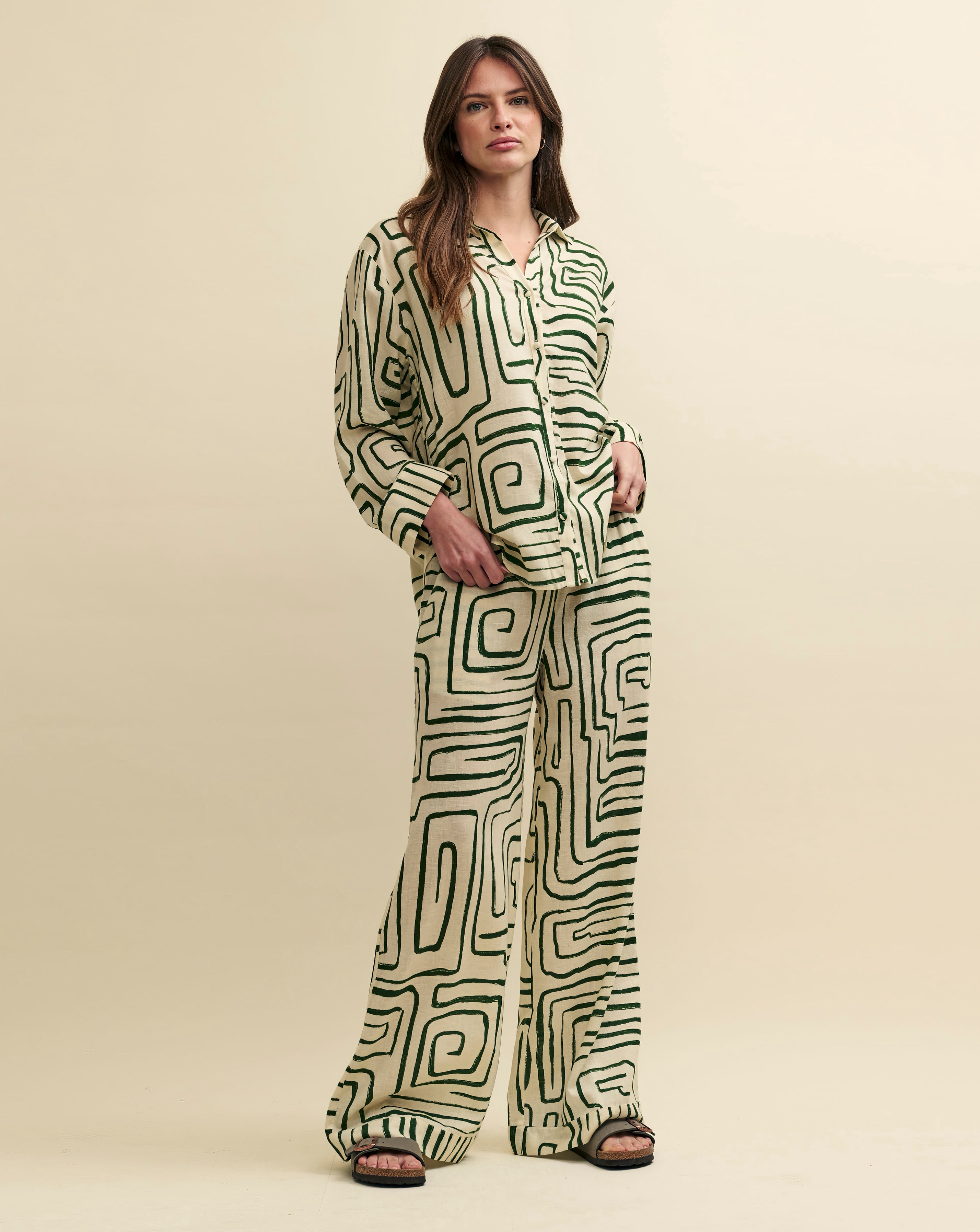 Nobody's Child Linen-blend Trousers