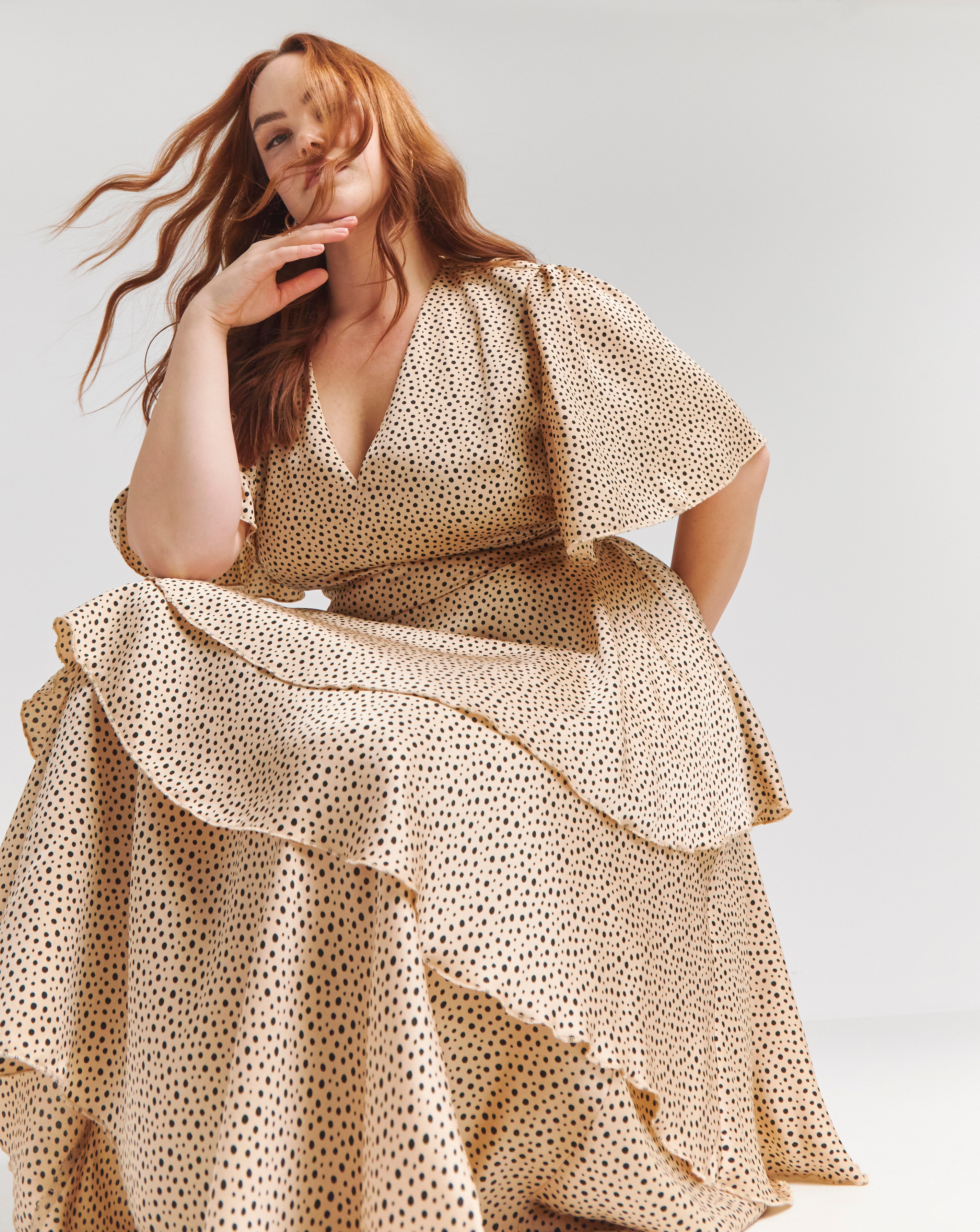 Flounce London Tiered Maxi Dress