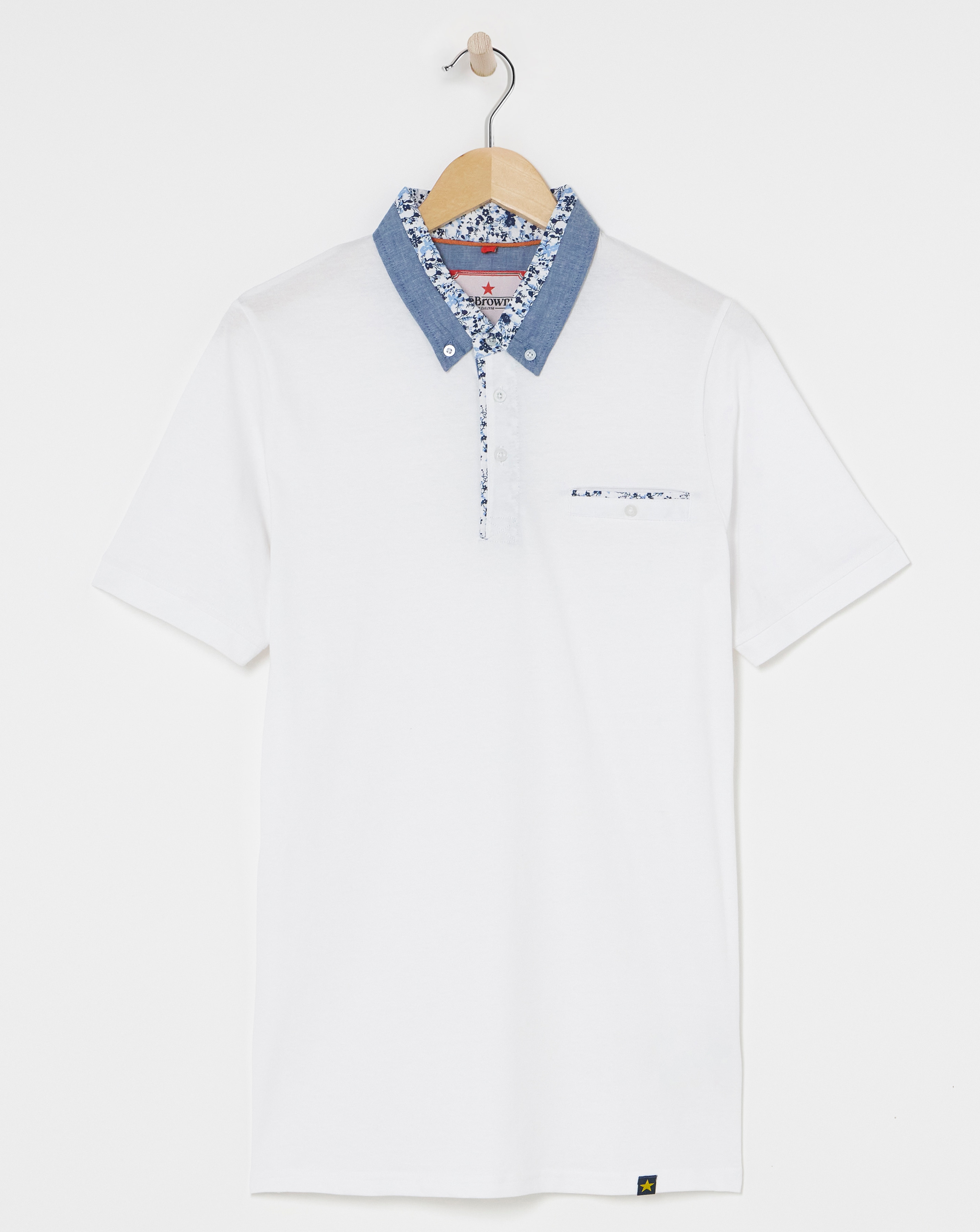 Joe Browns Printed Collar Polo Long