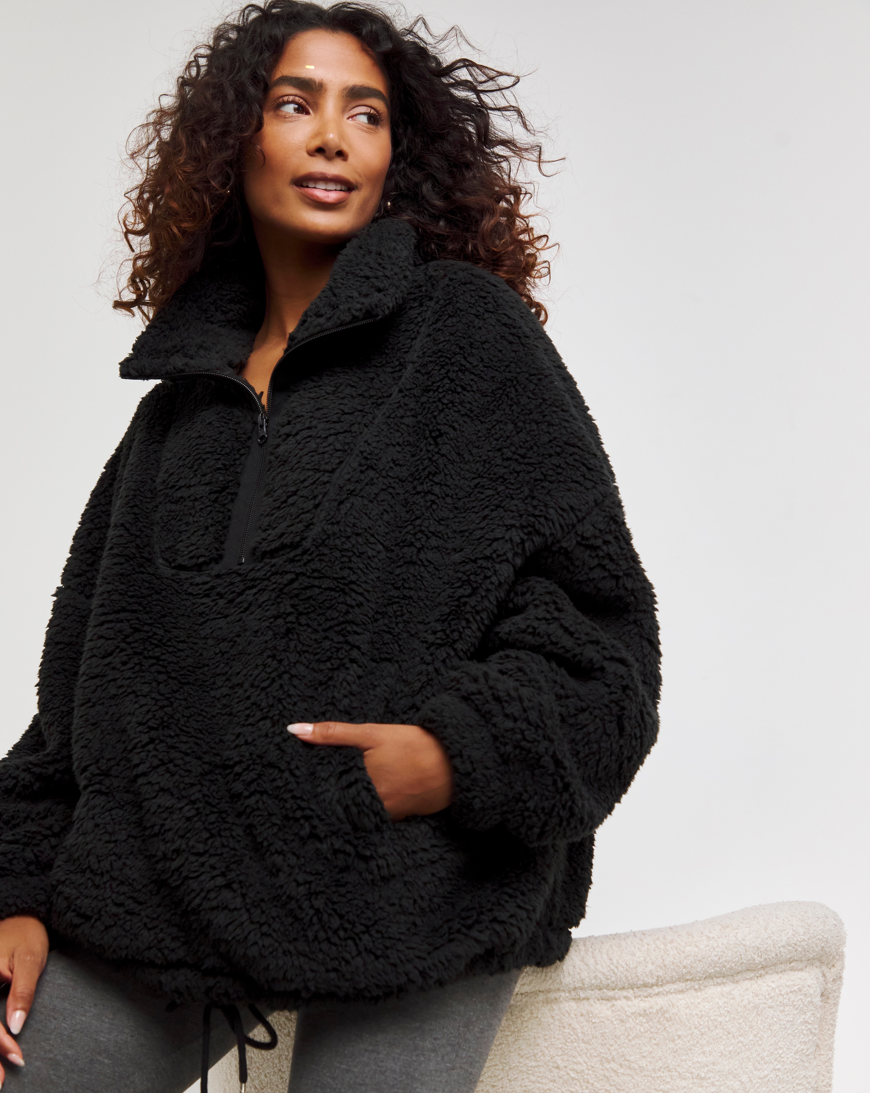 Pretty Secrets Snuggle Top Black