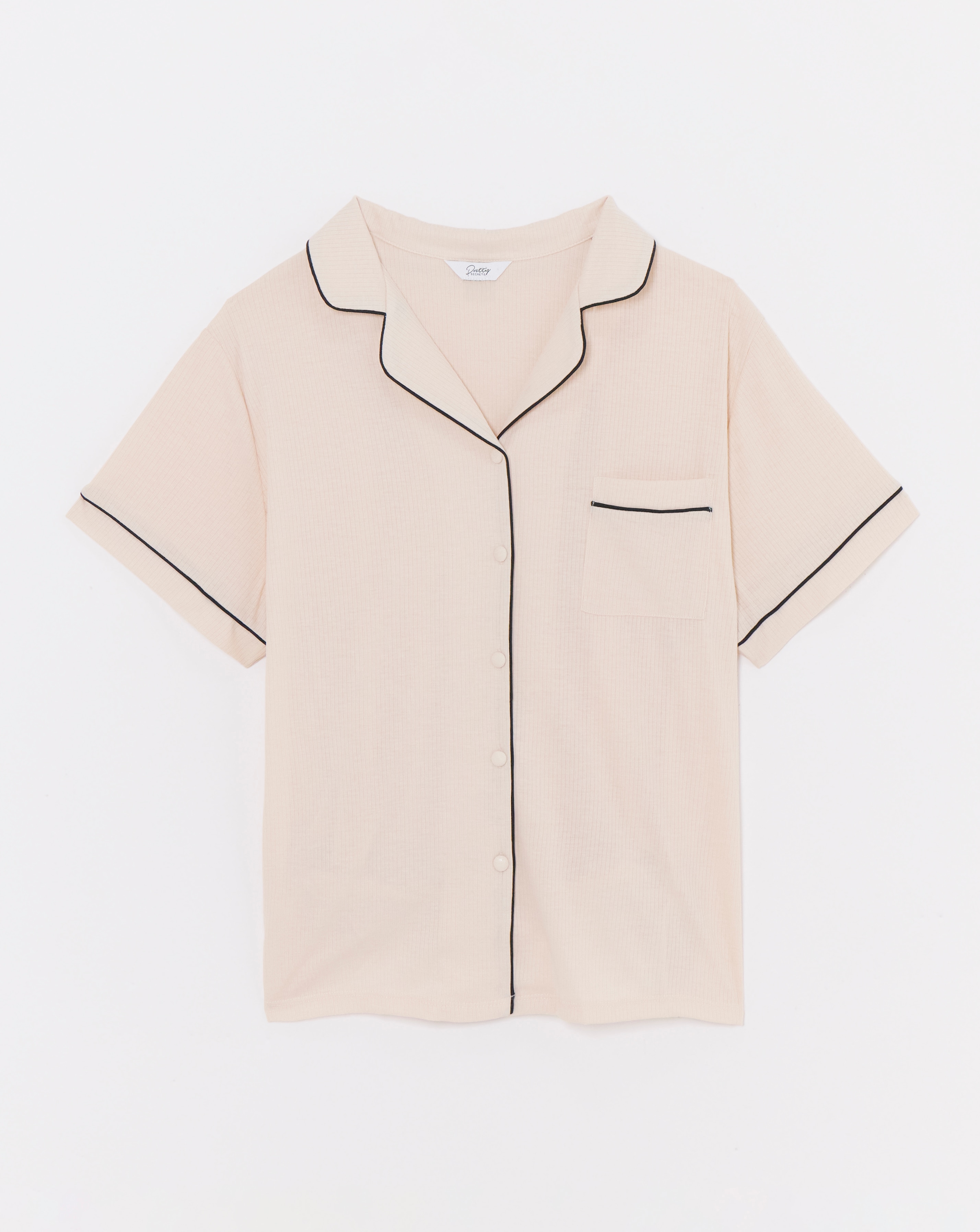 Pretty Secrets Supersoft Ribbed Pj Set