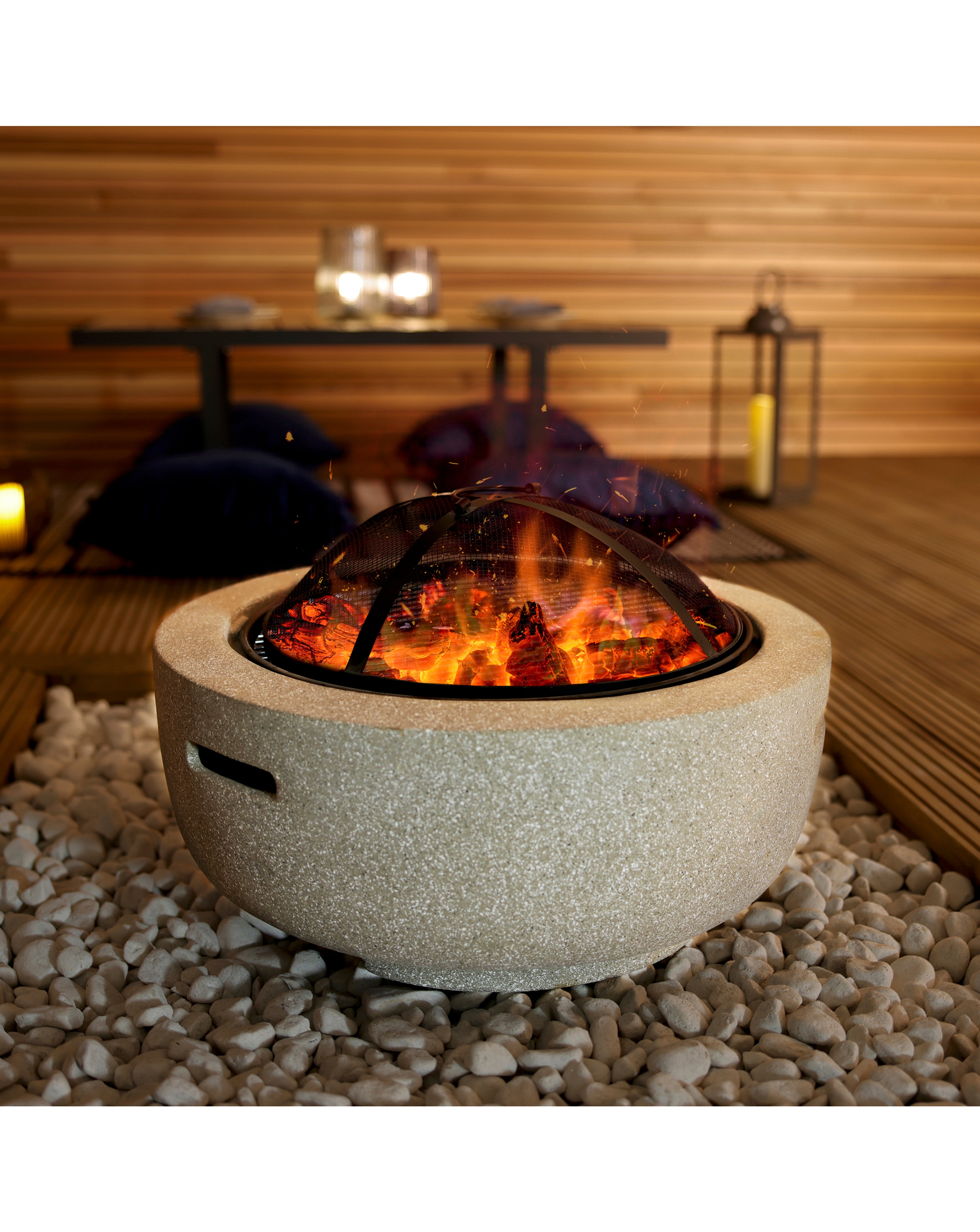 Charles Bentley Garden Round Fire Pit