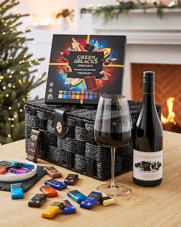 Green & Blacks Organic Tasting Collection & Red Wine Hamper