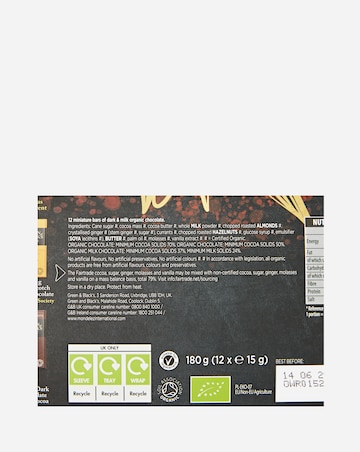 Green & Blacks Organic Chocolate Dark & Milk Chocolate Miniatures bundle of 2