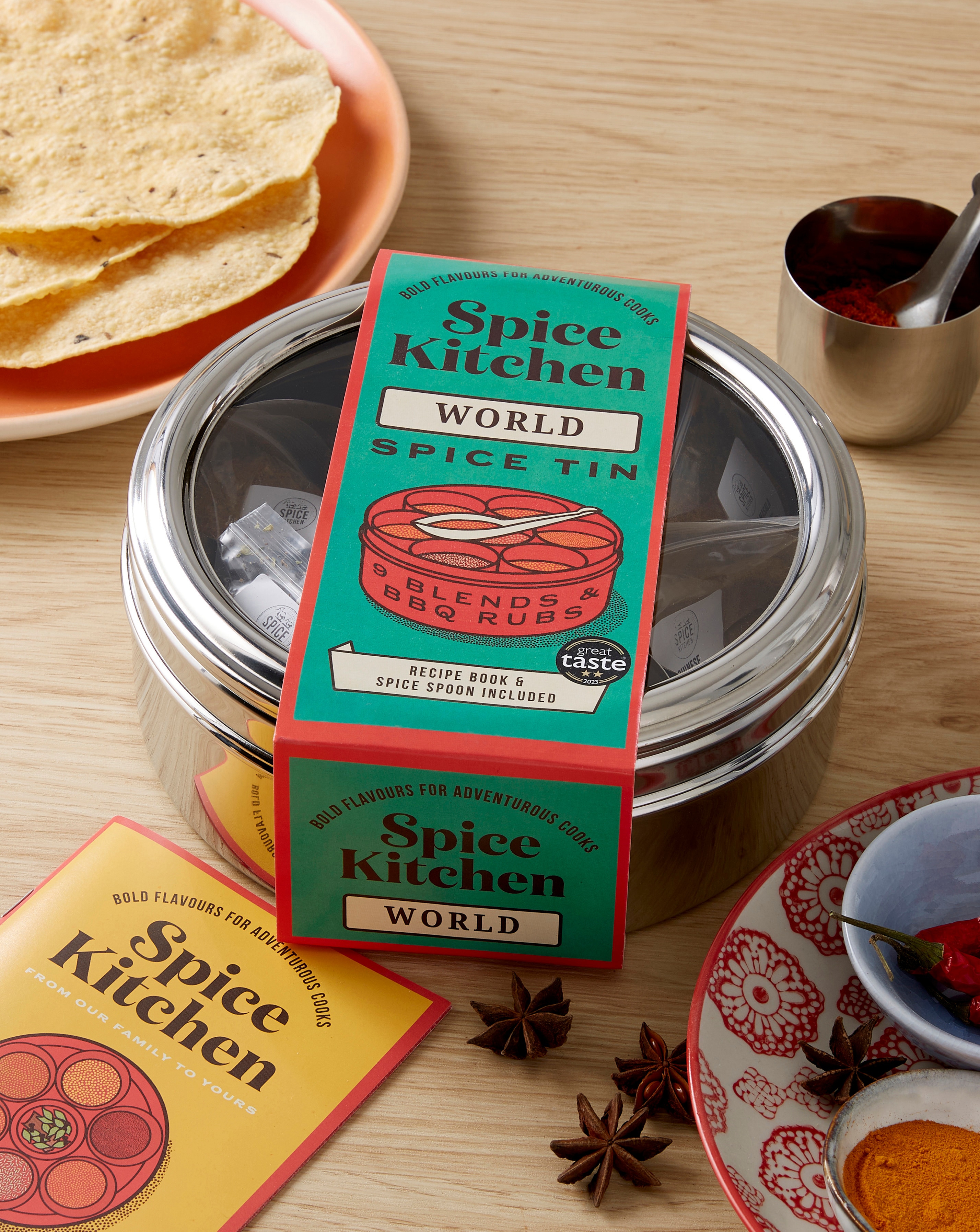 Spice Kitchen World Tin