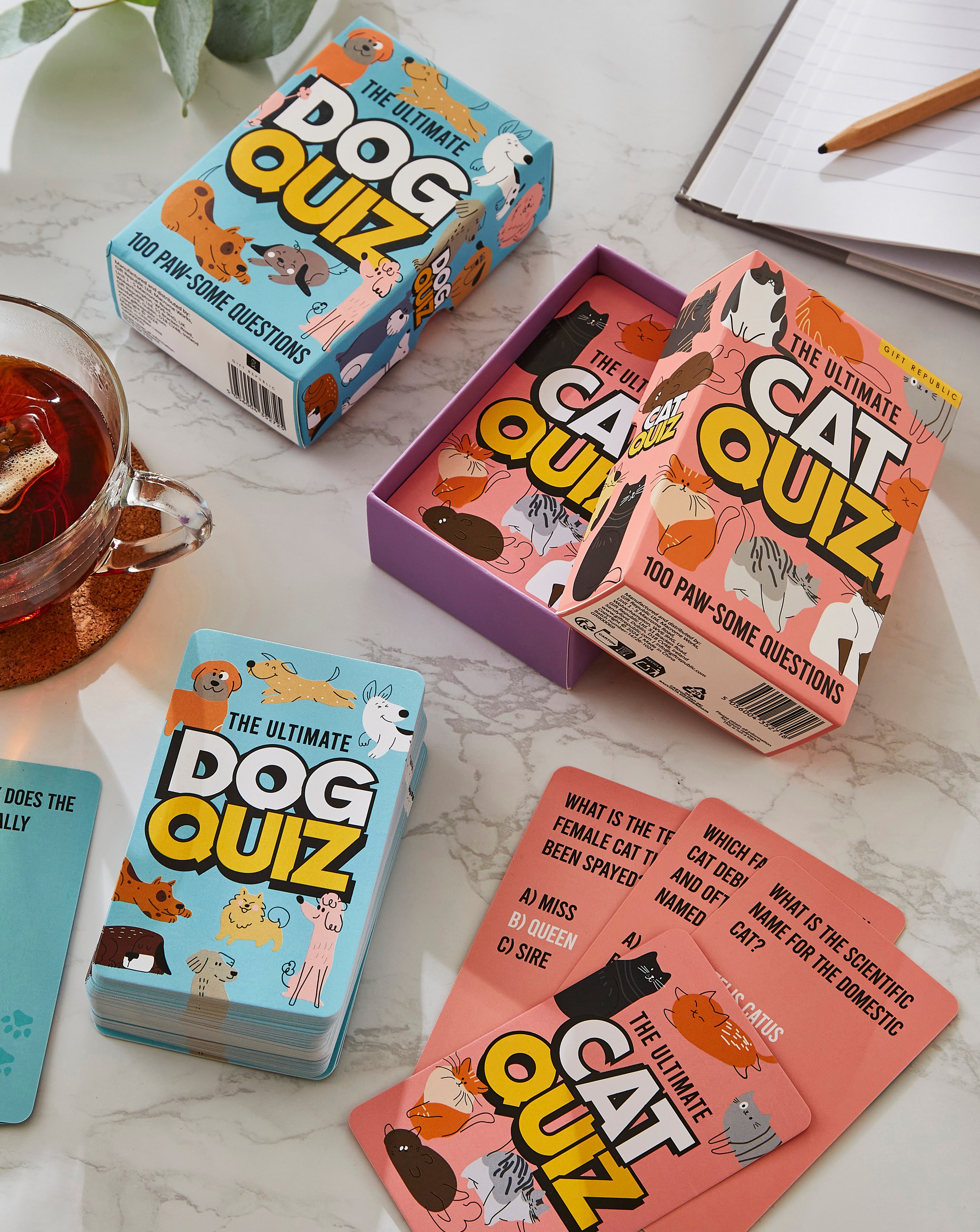 Cat and Dog Quiz Card Pack