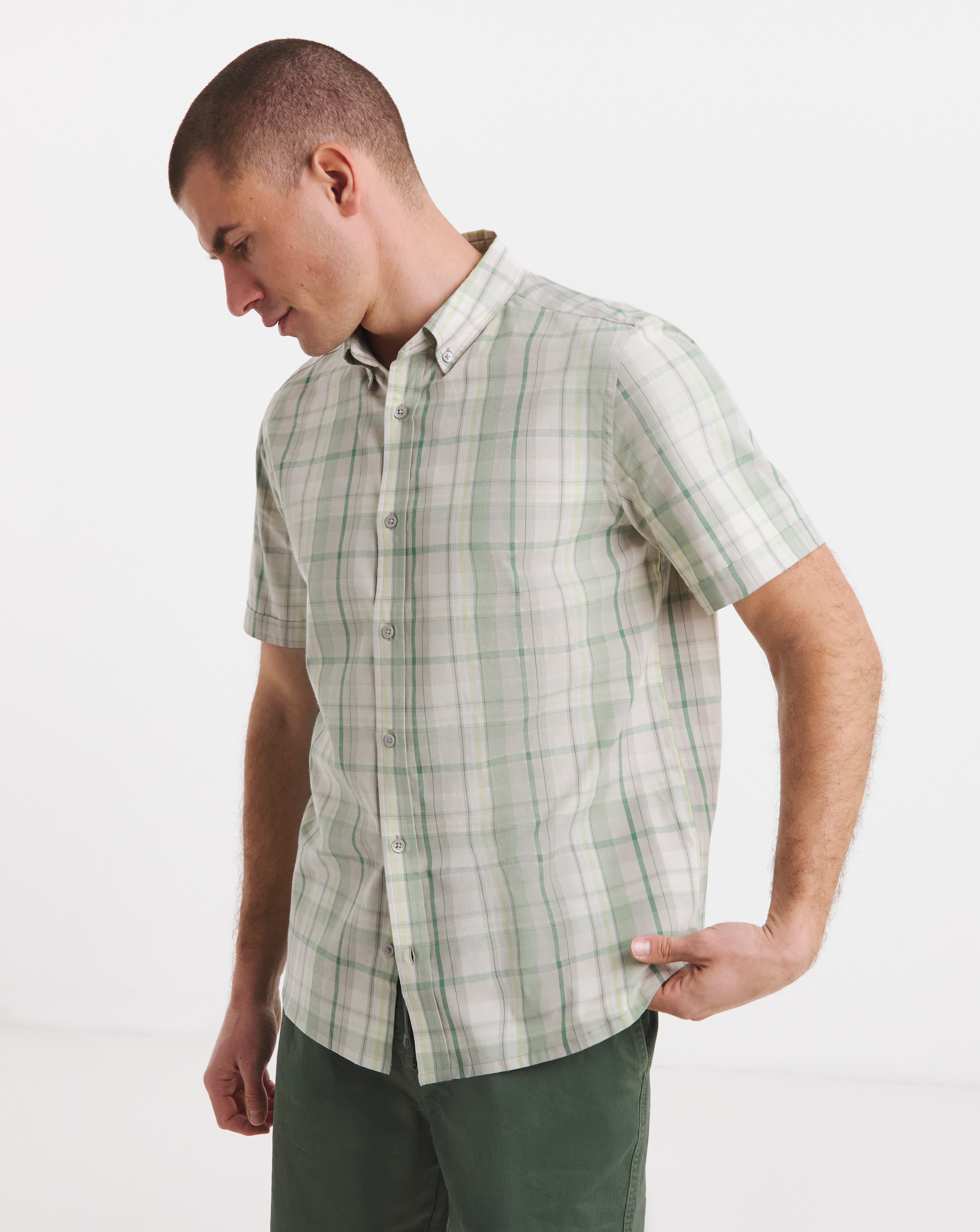 Oxford Check Short Sleeve Shirt