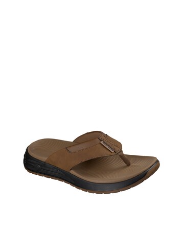 Skechers Street Retro Jogger Tate Thong Sandal - Brown