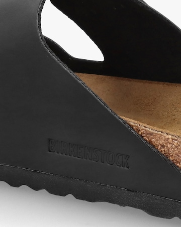 Birkenstock Mens Arizona Birko-Flor Black Two Bar Mules Standard Width