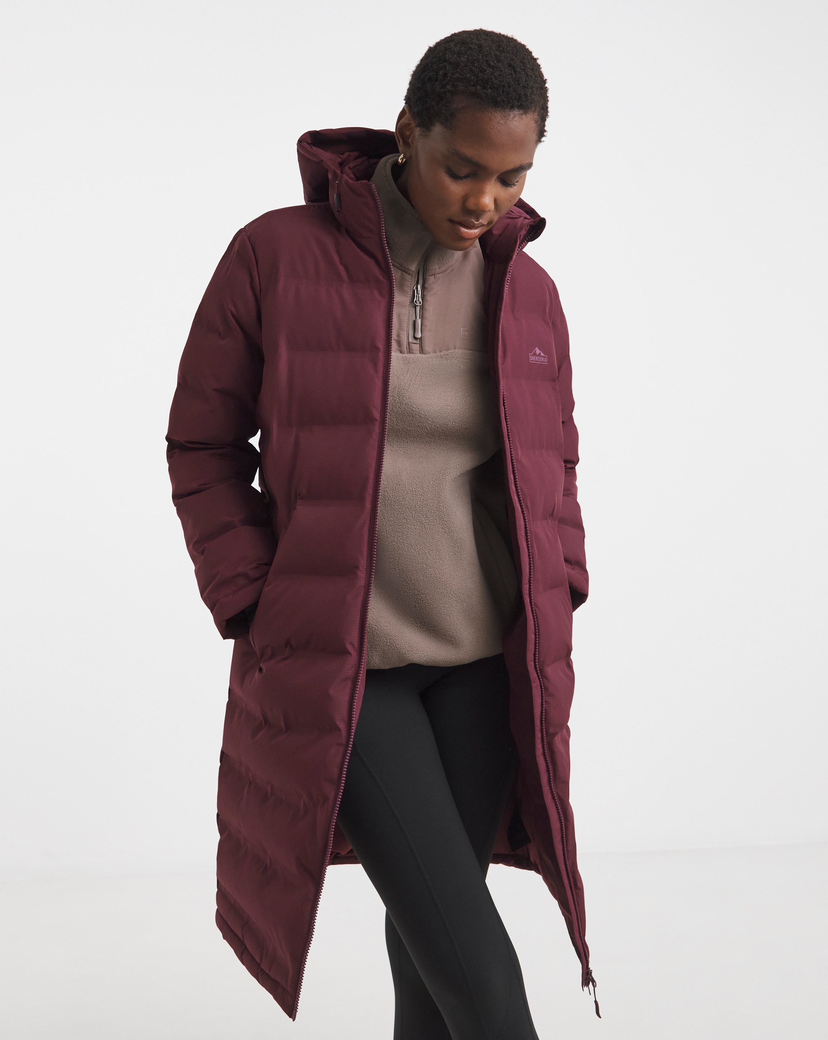 Snowdonia Showerproof Long Padded Jacket