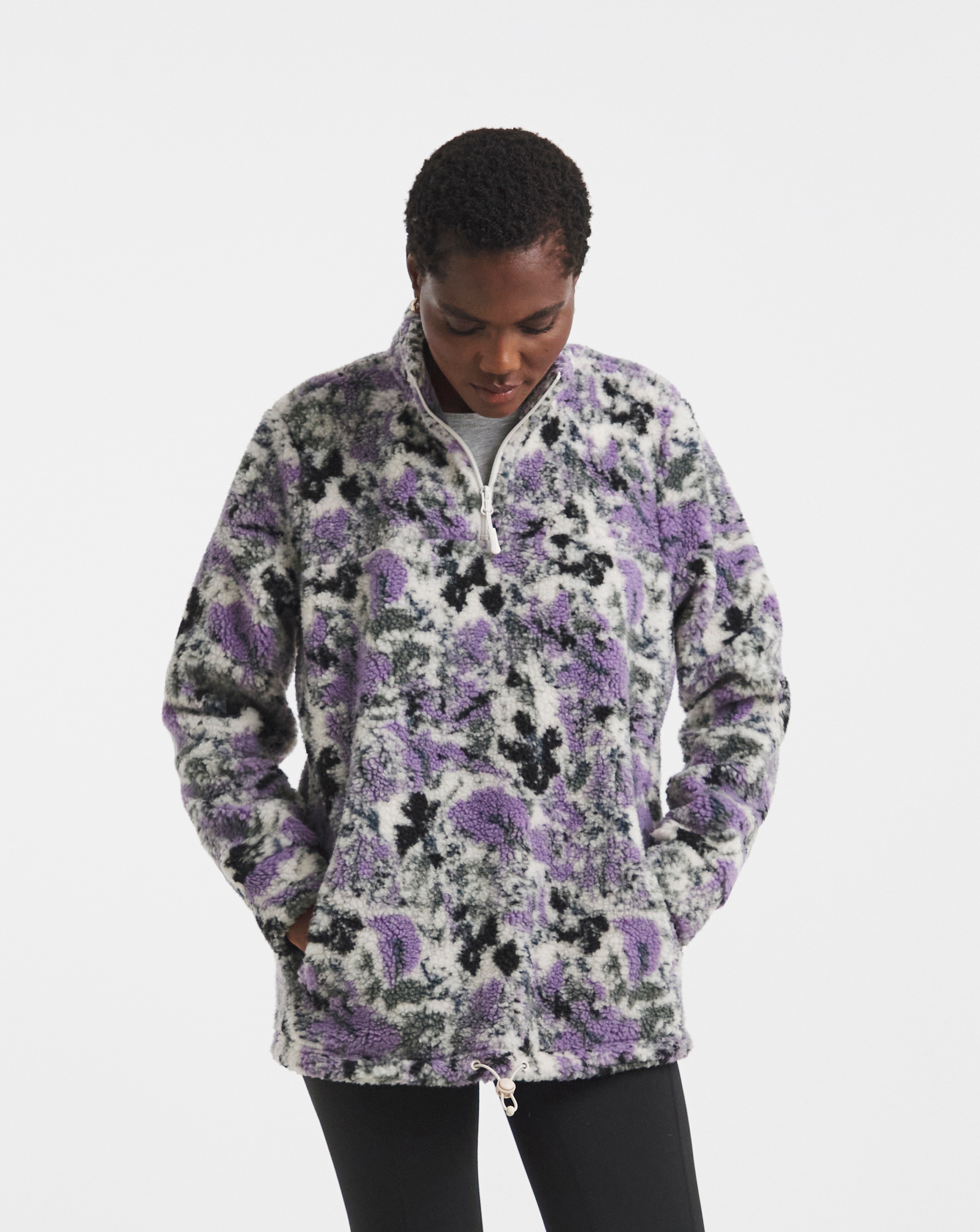 Snowdonia 1/4 Zip Printed Fleece