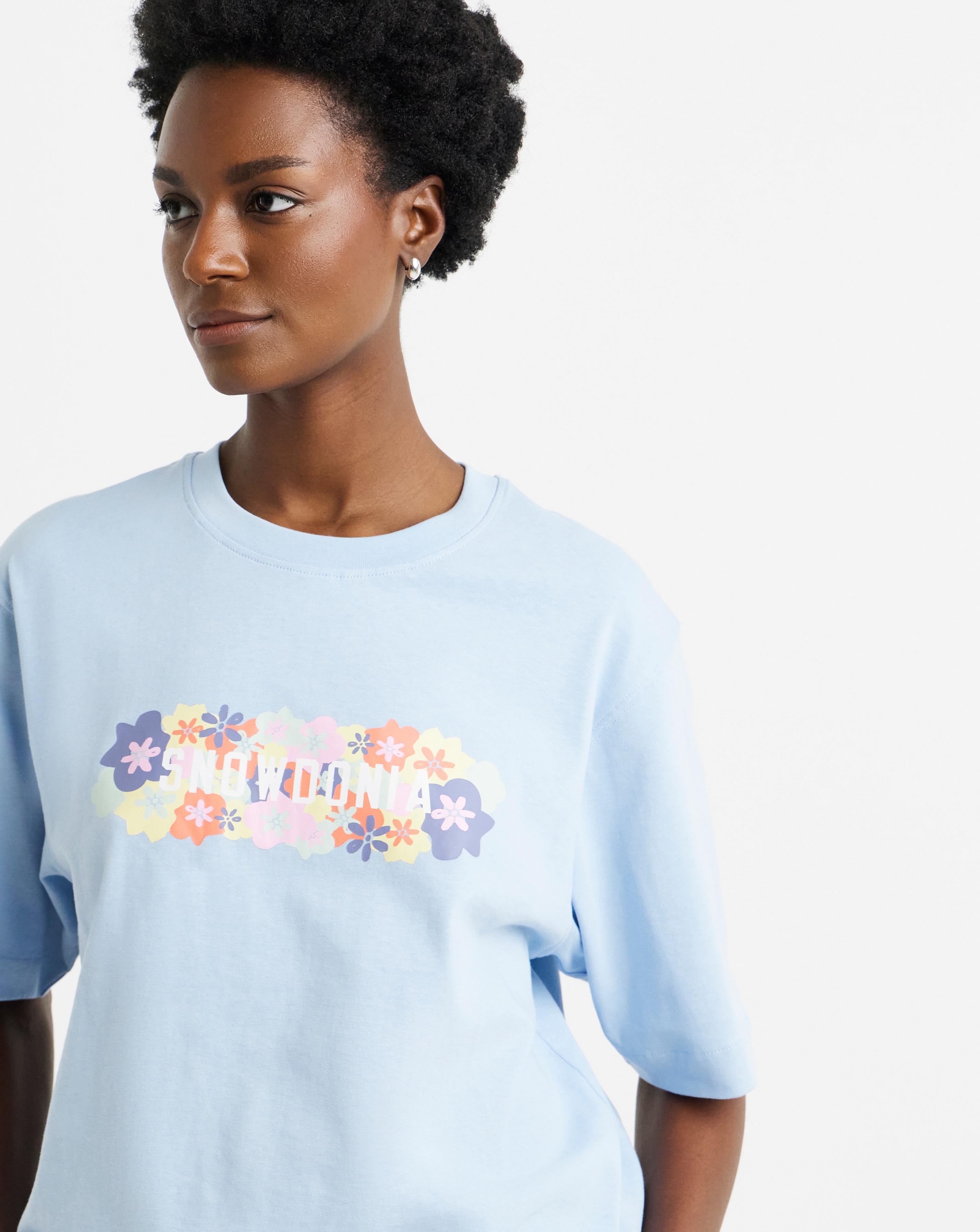 Snowdonia Floral Branded T-Shirt