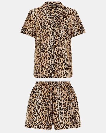 Accessorize Leopard Print Pyjamas Set