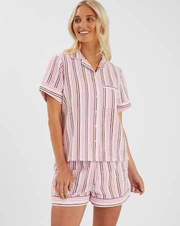 Accessorize Stripe Short Pyjamas