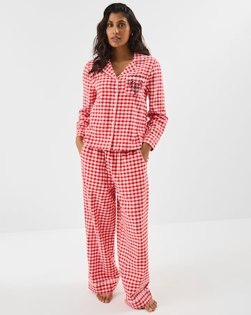Accessorize Embroidered Long Pyjamas