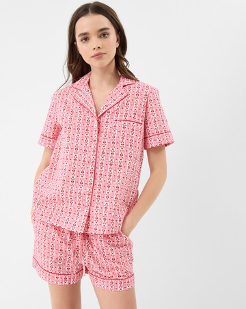 Accessorize Heart Print Pyjama Set