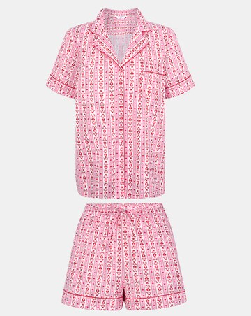 Accessorize Heart Print Pyjama Set