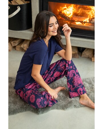 Pour Moi Pure Cotton T-shirt & Trouser Pyjama Set