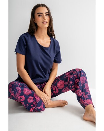 Pour Moi Pure Cotton T-shirt & Trouser Pyjama Set