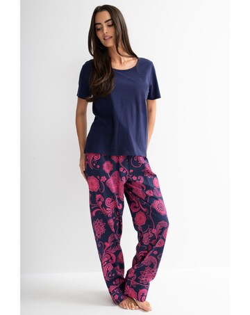 Pour Moi Pure Cotton T-shirt & Trouser Pyjama Set