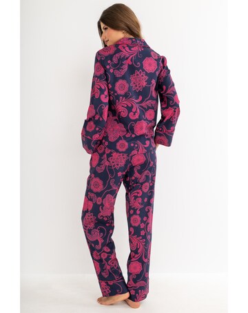 Pour Moi Pure Cotton Button Through Revere Collar Pyjama Set