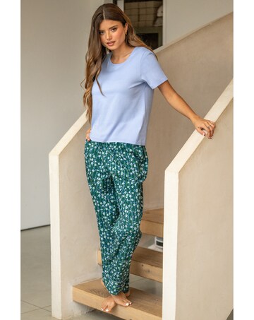 Pour Moi Pure Cotton T-shirt & Trouser Pyjama Set