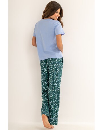 Pour Moi Pure Cotton T-shirt & Trouser Pyjama Set