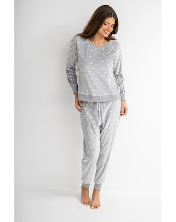 Pour Moi Cosy Fleece Sweatshirt and Jogger Pyjama Set