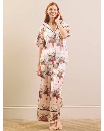 Joy Oh Joy Satin Oversized Pjs