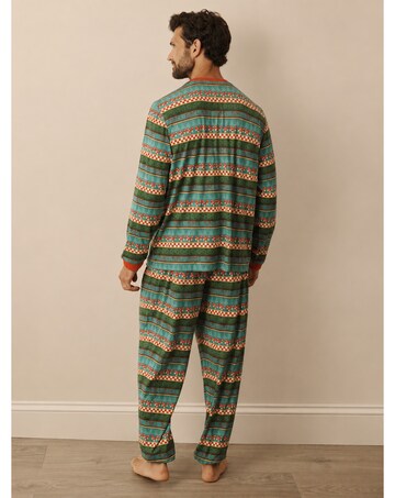 Mens Mushroom Argyle Jersey Pjs